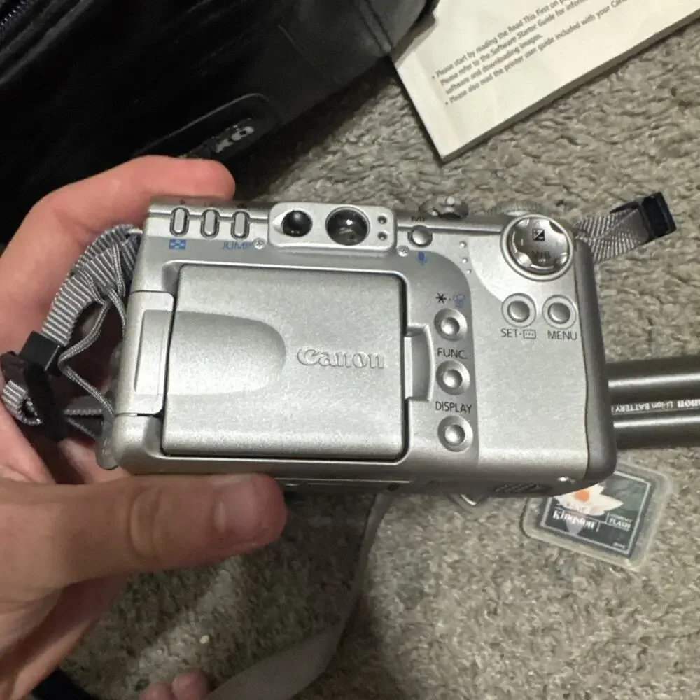 Canon PowerShot G3 4.0MP Compact Digital Camera w/ battery - Tested & Works!